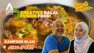 Letting My 70yo Dad Try Halal Western Fusion Café Food | Lunch With Us: Singapore