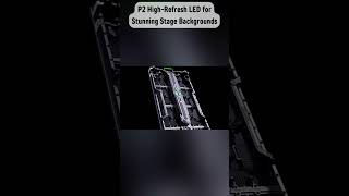 P2 High-Refresh LED for Stunning Stage Background #trending #short  #techon #outdoorled #indoorled