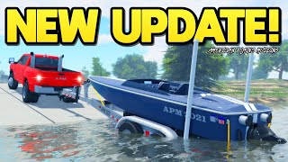 NEW APM UPDATE! (Speedboat, Revamped Handling, & MORE!) | Roblox American Plains Mudding!