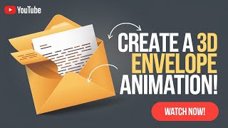 Dynamic 3D Envelope Animation with Interactive Open/Close Effects | Web Design Tutorial