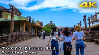 [4K Disney WALK] 真夏の東京ディズニーシー 一周散歩 Tokyo Disney Sea Walking Tour