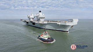 Boluda Towage assisted HMS Prince of Wales in Rotterdam
