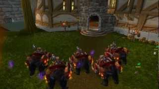 Multibox - 5x disc priest.  Setting up for MOP [HD]