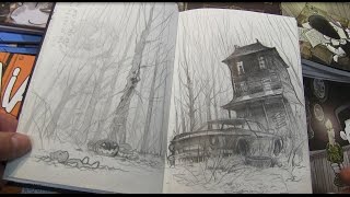 Horror sketchbook by Santiperez!!