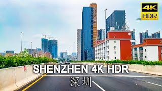 Driving in Shenzhen, China, China's free highway network is shocking｜4K HDR