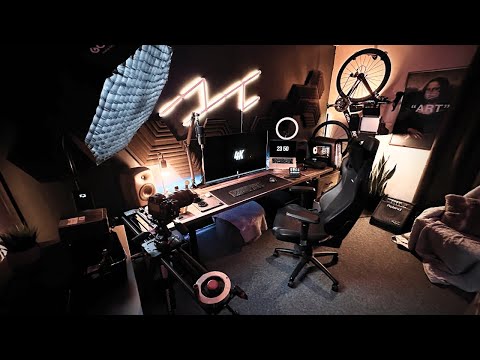 The Perfect Creative Workspace : High End Office and Studio Setup Tour