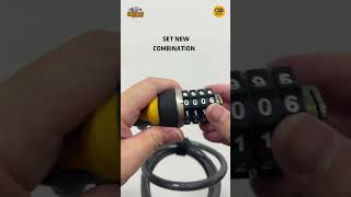 🔒 Resetting Combination for ONGUARD Cable Locks 🔒