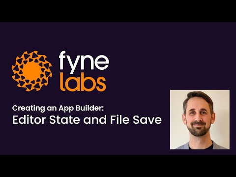 Creating an App Builder 8: Editor State and File Save