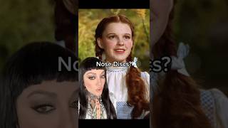 Did Judy Garland Wear Nose Discs? #judygarland