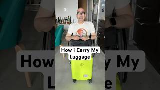How I Carry My Luggage #disability #travel #TravelHack #accessibility