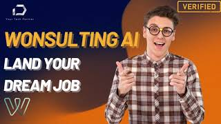 Wonsulting AI - Unlock Job Opportunities with WonsultingAI!