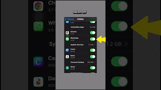 How to turn off data for whatsapp on iphone  #techwithmuhandiram #technology #iphone #mobiletricks