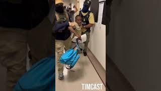 illegal alien leaves NY immigration court and is immediately greeted, detained by masked ICE agents