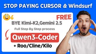 Qwen 3 Coder (480B Tested) + APIs + Qwen CLI,Cline,Roo: FREE AI Coder BETTER than KIMI-K2,Claude 4