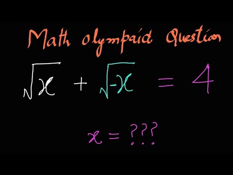 An Algebraic problem with complex number as solution| Math Olympaid problem