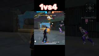 1vs4 CS Rank M500 Destroyed in second on live #ironic ff#arisudan yt