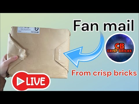 Fan mail from crisp bricks