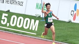 2022 전국체전 남자고등부 5,000m 결승 #김태훈 #전국체전 #5000 #남고부