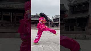 6岁宝宝表演长拳 #kungfu #武术 #萌娃#cute #sports #children