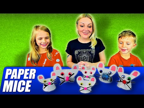 Fun Family Craft: Cute Paper Mice DIY – Easy and Engaging for Parents and Kids!