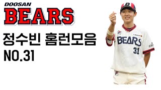 정수빈 2020년 홈런모음