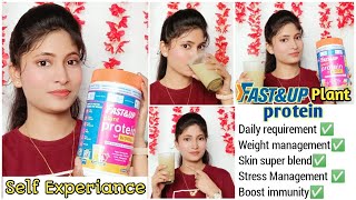 Fast&Up Plant Protein for Women | 100% Plant Based Protein Powder with Superfood & superherbs