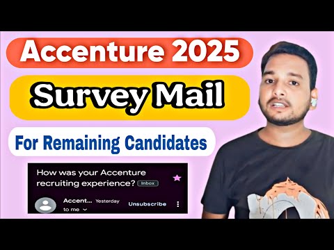ACCENTURE SURVEY MAIL IMP UPDATE | ONBOARDING MAIL | OFFER LETTER | SASA ROLE,2024 BATCH | INTERVIEW