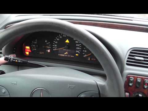 Mercedes Benz CLK Service interval indicator reset - HD