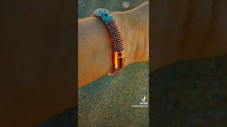 Бісерний браслет з колекції Осінь #bracelet #плетене #handmade #pythonbracelet #jewelry #beads