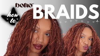 HOW I DO MY BOHO BRAIDS 😍 #bohobraids