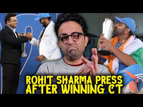 Rohit Sharma thanks the fans for incredible support and credits the spinners for their victory in CT