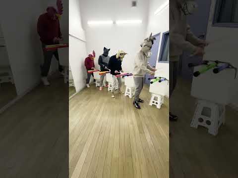 ドレミパイプでブルーマン遊び🎶#shorts