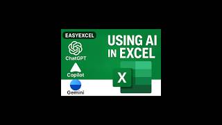 Use AI in Excel Like a Pro! | ChatGPT, Copilot & Gemini Magic ✨ (EasyExcel)#excelpurr #excelai