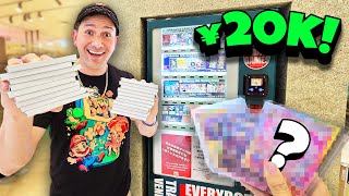 We Spent ¥20,000 on a Mystery Pokemon Vending Machine in Japan!