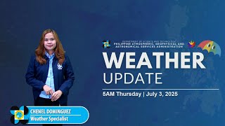 Public Weather Forecast issued at 5AM | July 3, 2025 - Thursday
