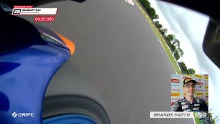 2025 Bennetts British Superbikes: Brands Hatch - Ray talks through Bandero Shoot Out Qualifying lap
