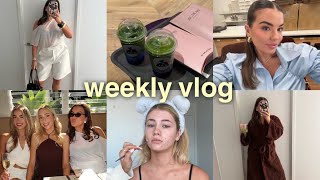 weekly vlog 💌 flying back home, jetlagged af, event + robe restock !! 