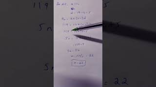 How to find number of terms of AP series?.#cbse10maths #shorts #apseries