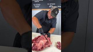 Cutting Chuck eye steaks & Chuck roasts🔪🥩 #butcher #beef