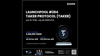 GateLive Bonus Task -Launchpool，CandyDrop, Alpha(TAKER)
