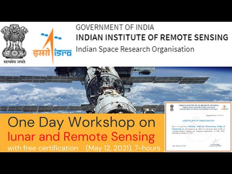 ISRO One Day Workshop on Lunar Remote Sensing | Free Certificate | Government of India #isroupdate