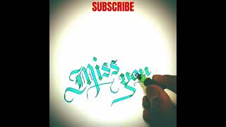 #missyou #shortfeed #cursive_handwriting_practice_for_kids #calligraphy #gothic  @Idealcalligraphers