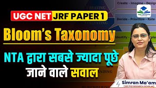 Bloom's Taxonomy | Paper-1 | Teaching Aptitude | UGC NET -JRF 2025 | Apni University | By Simran Mam