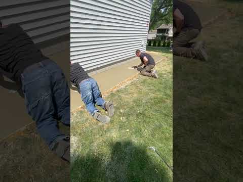 DIY Exposed Aggregate  Part 2 #construction #concreteideas #patioconstruction #decorativeconcrete