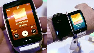 Need A Smartphone On Your Wrist?! (Samsung Gear S Hands-on)