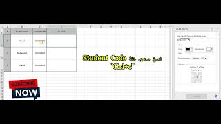 excel QR CODE