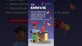 Genpact is Hiring for Order Management 🚨 | CorporateWala