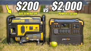 Which is Cheaper? - $200 Gas Generator vs $2,000 Power Station