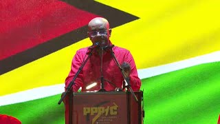 Presentation by GS Bharrat Jagdeo at PPP/C 2025 Elections Campaign Rally at Linden, Region Ten.