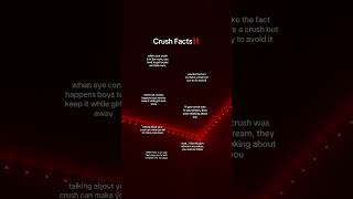 Crush Facts‼️